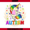 Autism Awareness Dabbing Unicorn Puzzle Piece PNG, Autism Dancing To A Different Beat PNG