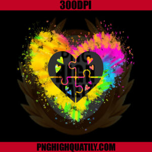 Autism Awareness PNG, Heart Accept Understand Love PNG