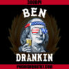 Ben Drankin 4th Of July PNG, Ben Drankin Beer PNG