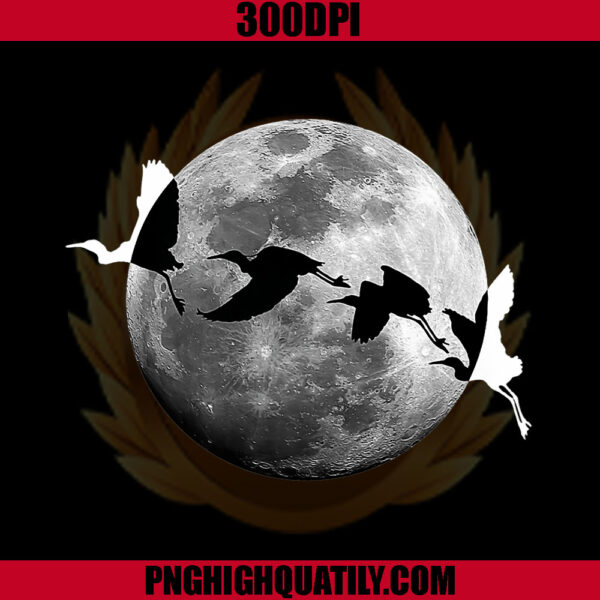 Full Moon PNG, Bird Flight Geek PNG