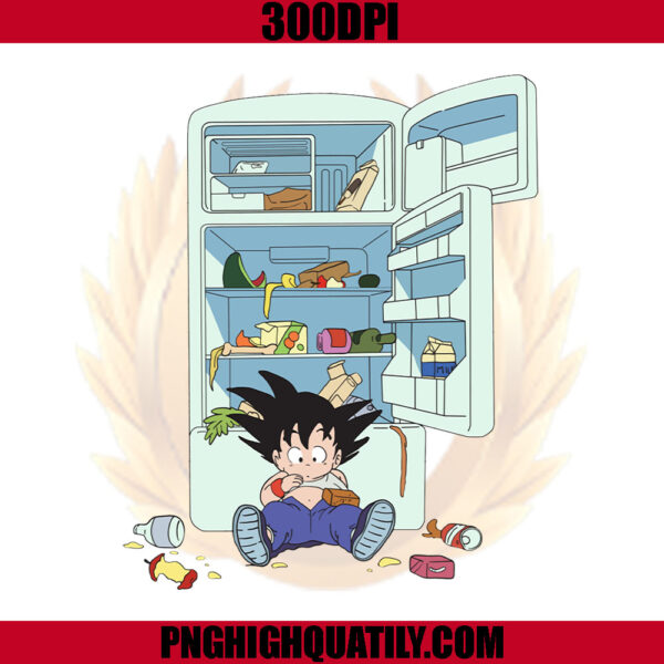 Goku Attack The Fridge PNG, Dragon Ball PNG