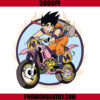 Goku Dragon Ball Capsule Corp Moto PNG, Goku Moto PNG