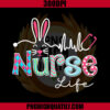 Nurse Life Stethoscope Nursing PNG, Cute Easter Bunny PNG