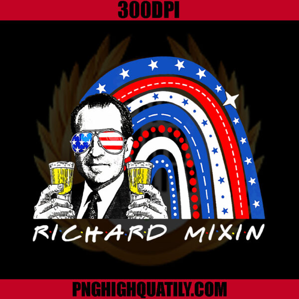 Us Drink Richard Mixin PNG, 4th Of July Independence Day PNG