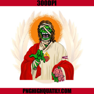 Zombie Jesus Halloween PNG, Lovers Of Ghouls Monsters PNG